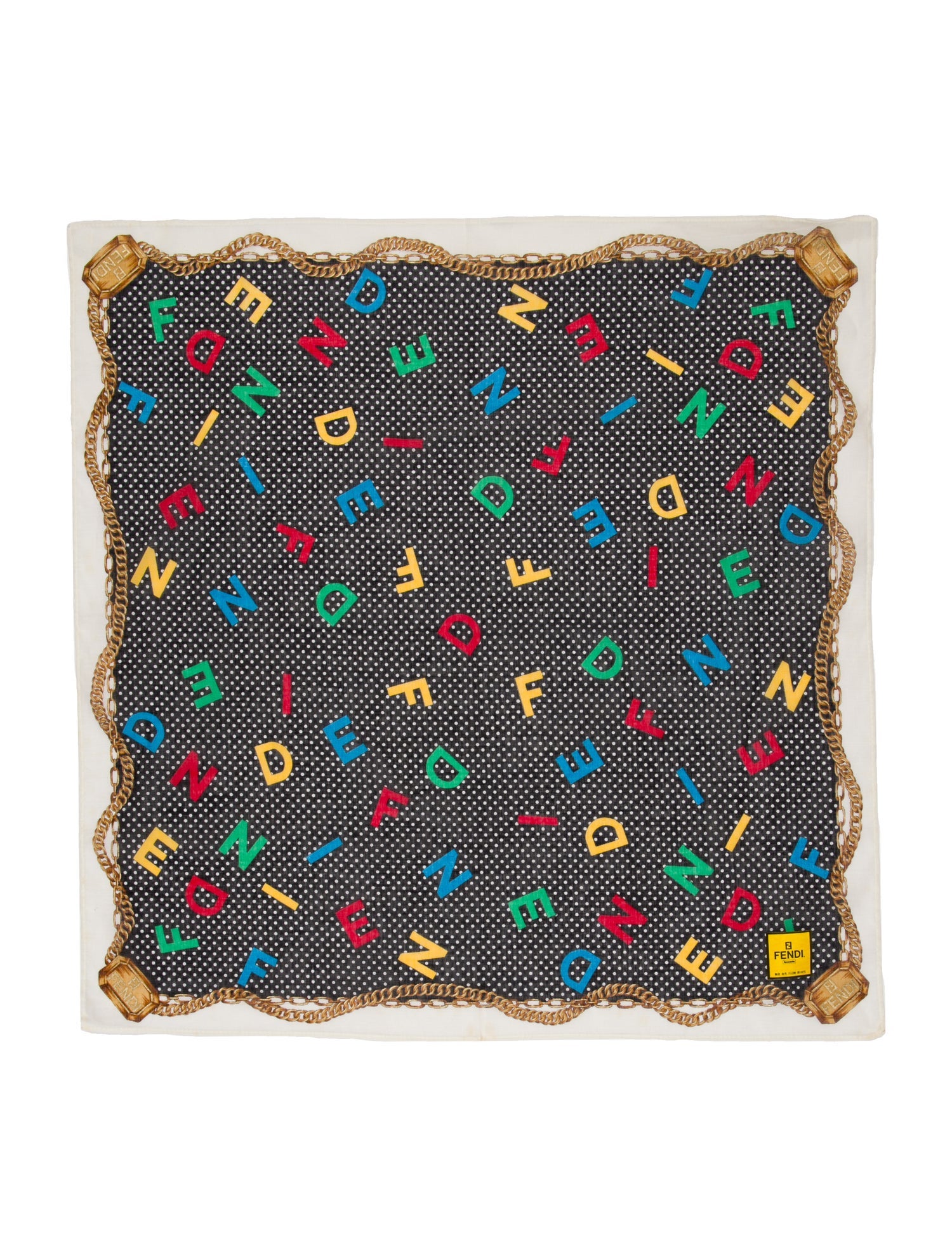 Fendi Silk Printed Scarf